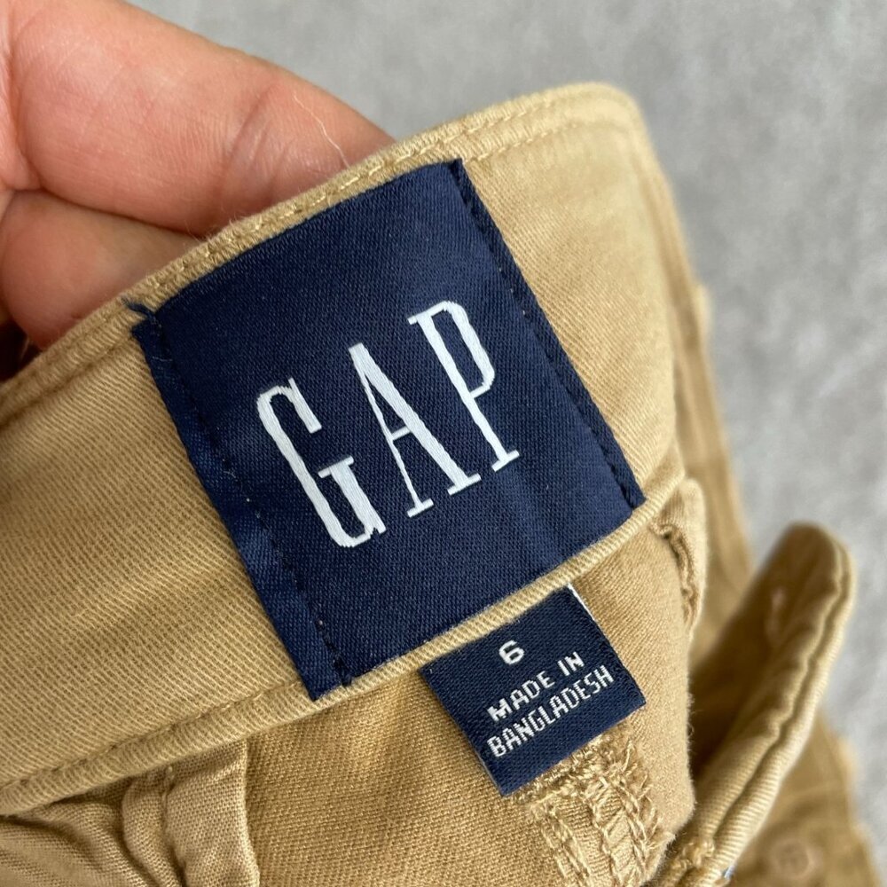 Gap Women's 6 Slim Ankle Pants Chino Tan  M0726 - Picture 7 of 11